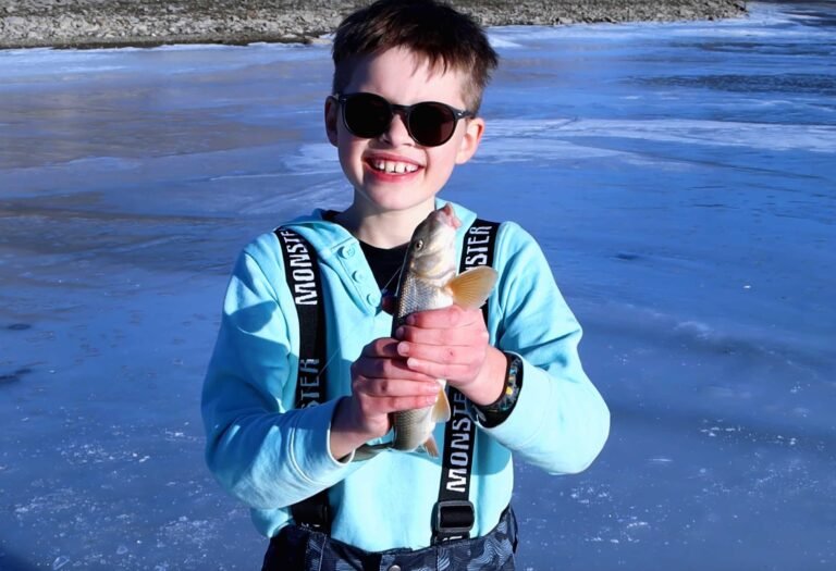 Ice Fishing for Rainbow Trout and Suckers